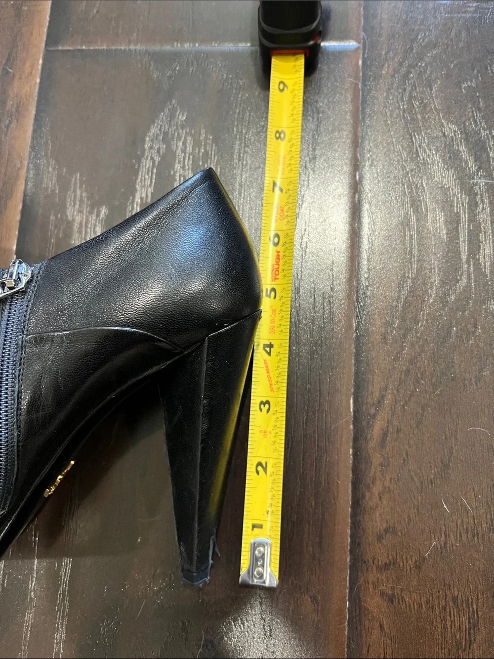 Prada Black High Heeled Bootie, size 39.5